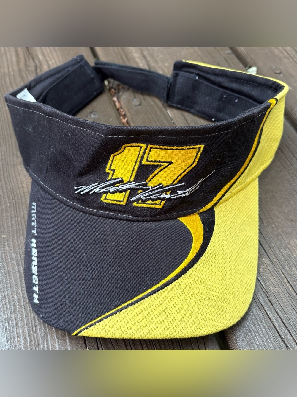 Matt Kenseth DeWALT Racing NASCAR Visor Hat OSFA EUC - Picture 2 of 6